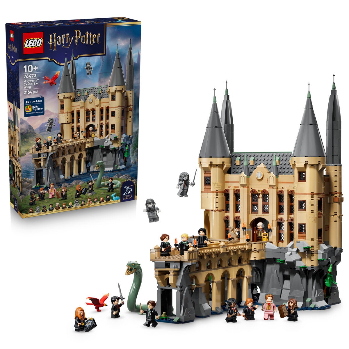 LEGO Hogwarts Castle East Wing Harry Potter Model Kit 2164 Pieces 76473