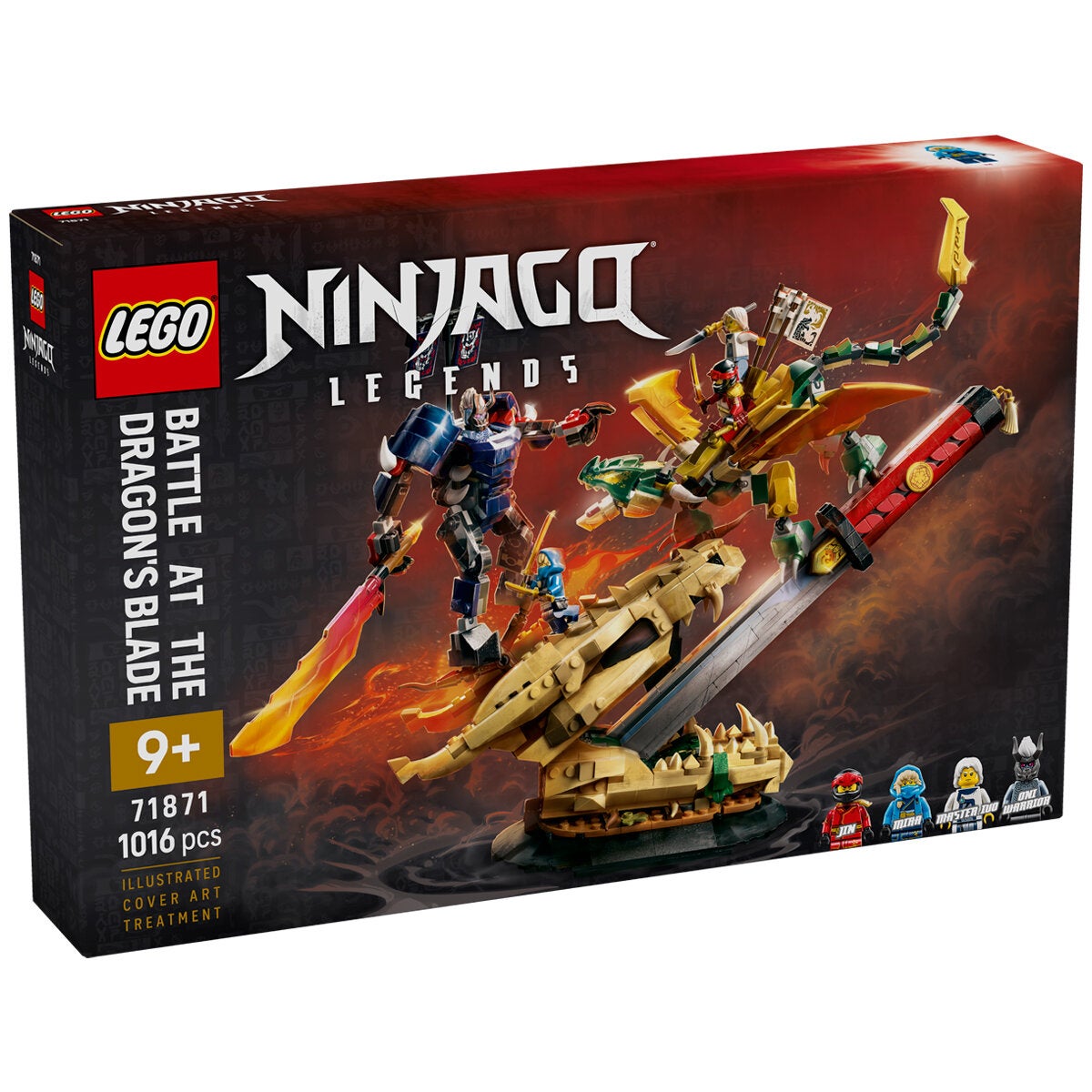 LEGO Battle at the Dragons Blade NINJAGO Display Model Kit 1016 Pieces 71871 — image 2
