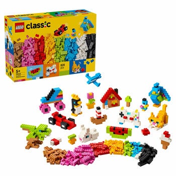 LEGO Classic Bricks Set 11045 for Kids Ages 5 and Over, 820 Piece Creative Box — image 5