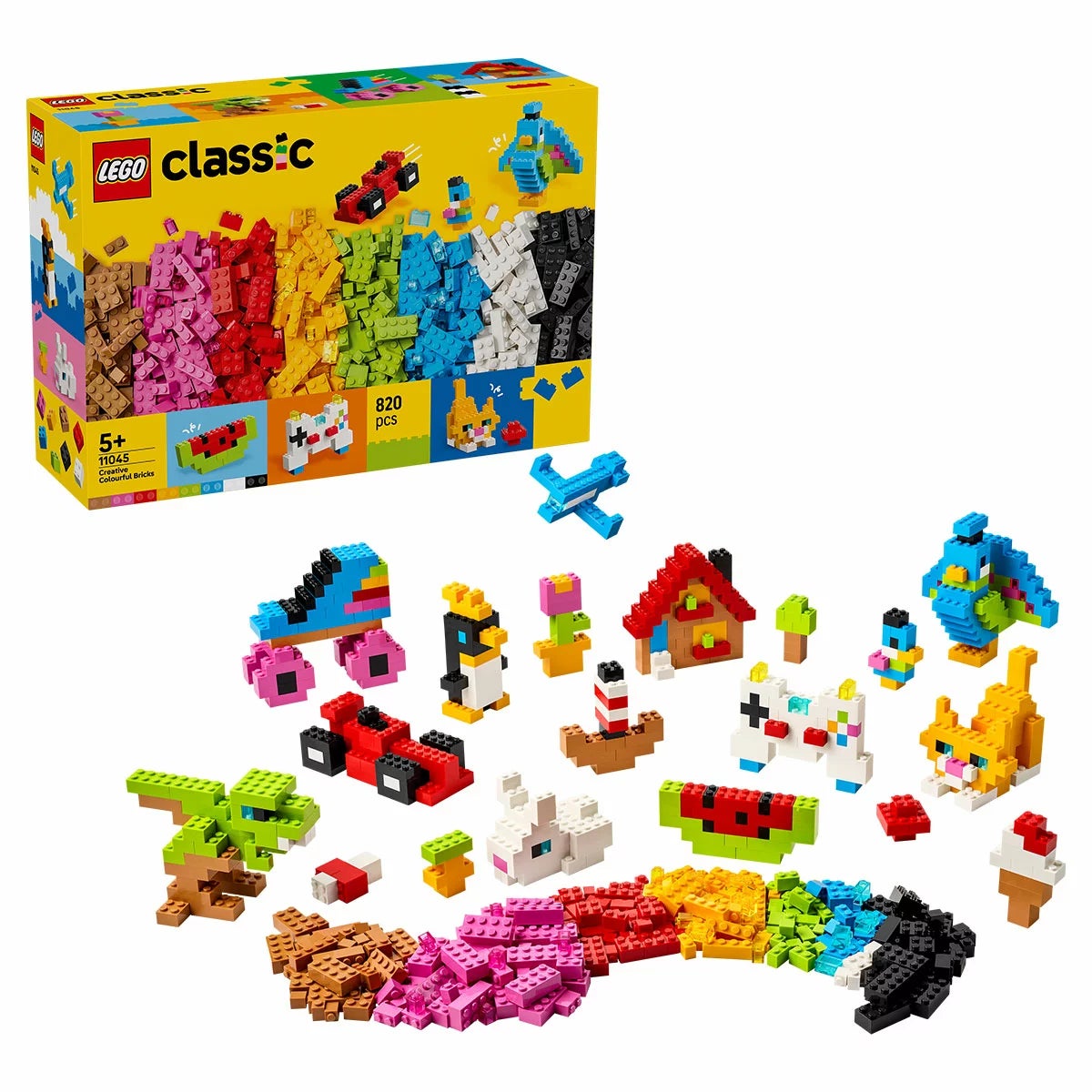 LEGO Classic Bricks Set 11045 for Kids Ages 5 and Over, 820 Piece Creative Box — image 6