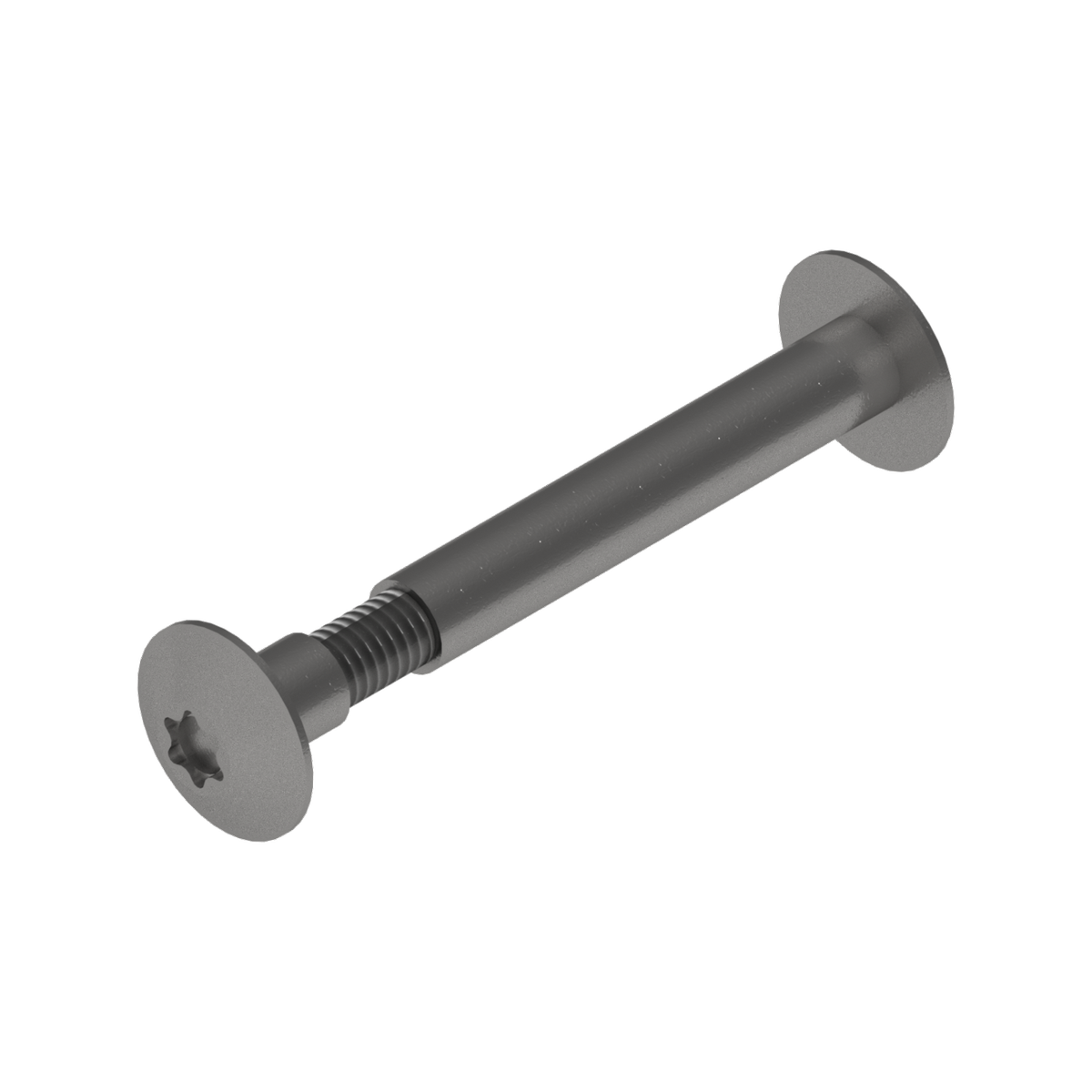 VUEPRO 90-110mm M10 Zinc Nickel Coated Steel Concealed Thread Bolt - 2 Pack