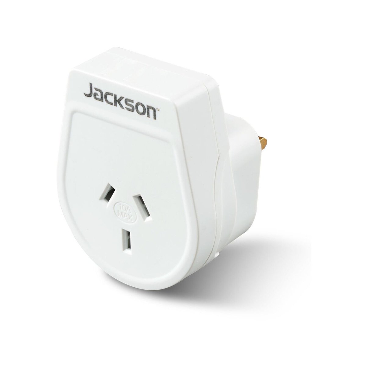 Jackson UK, Hong Kong & More Outbound Travel Adaptor PTA8811M - Plastic, Single Outlet