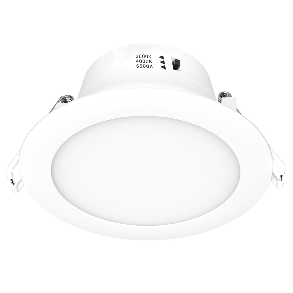 Arlec 9W 92mm Tri-Colour Dimmable LED Downlight Flushed Lens 240V 2 Pack ALD295P2
