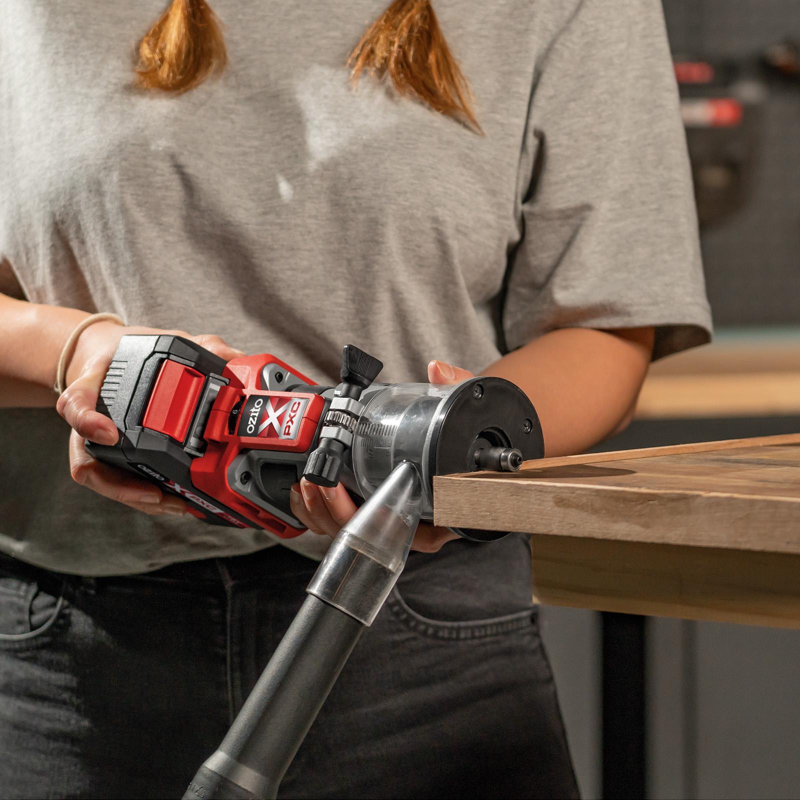 Ozito PXC 18V Brushless Cordless Trim Router 30000 RPM - Skin Only PXBLTS-018