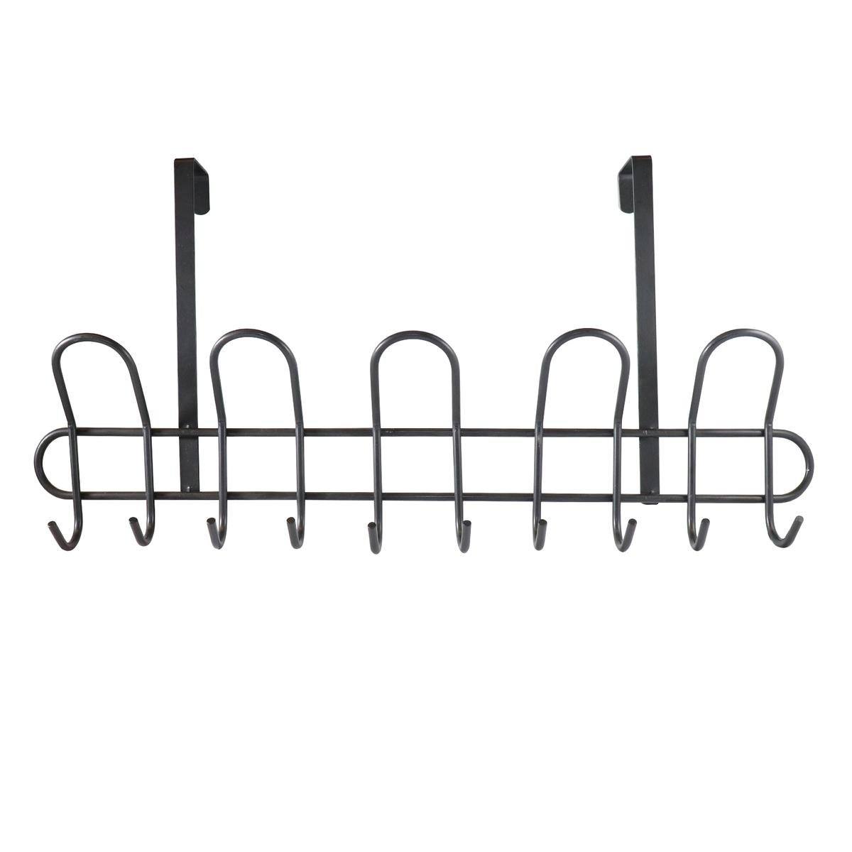 Adoored Hook Rack - 15 Hooks - Steel - Over The Door - SuperSaverAU - view 1