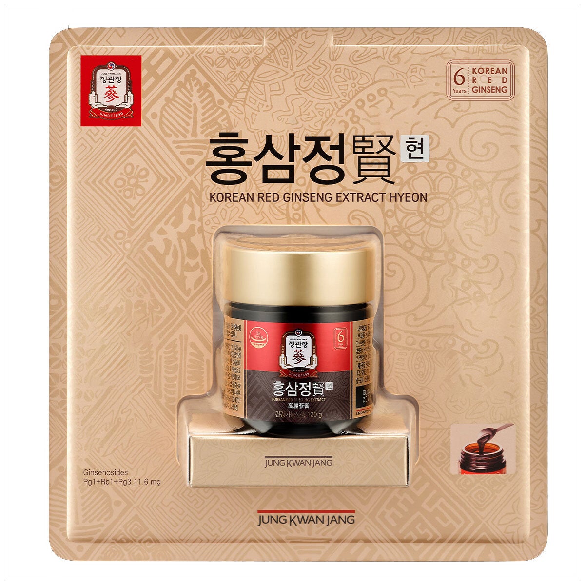 Jung Kwan Jang Hyeon Korean Red Ginseng Extract 120g Immune Support