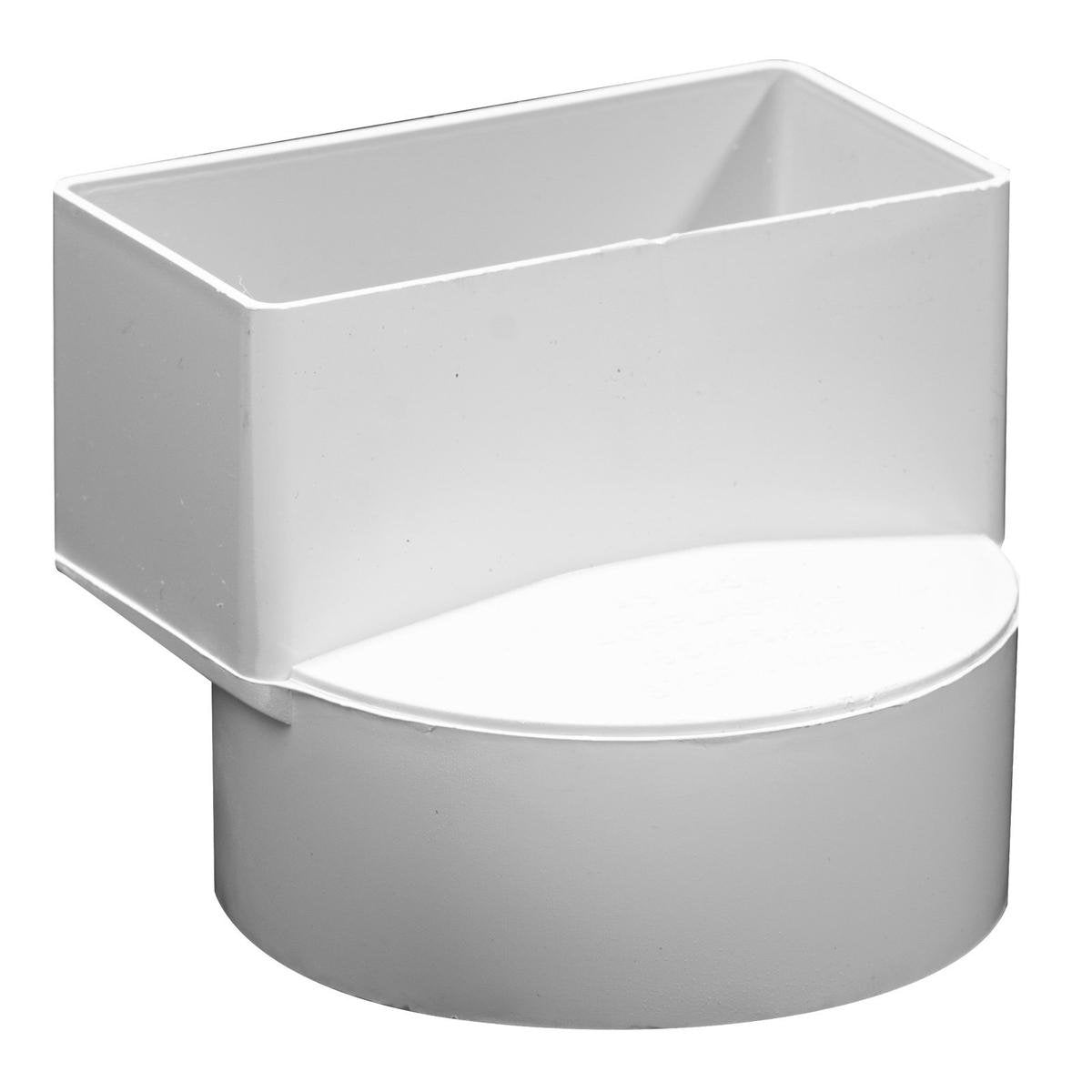 Holman 100mm x 80mm x 90mm PVC Stormwater Downpipe Adaptor - SuperSaverAU - view 1