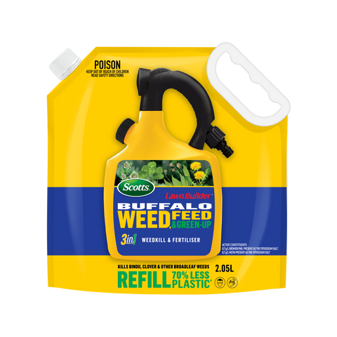 Scotts Lawn Builder Buffalo Weed, Feed & Green Up Refill Pouch, Ready to Use