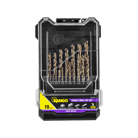 Kango 19 Piece Cobalt Drill Bit Set
