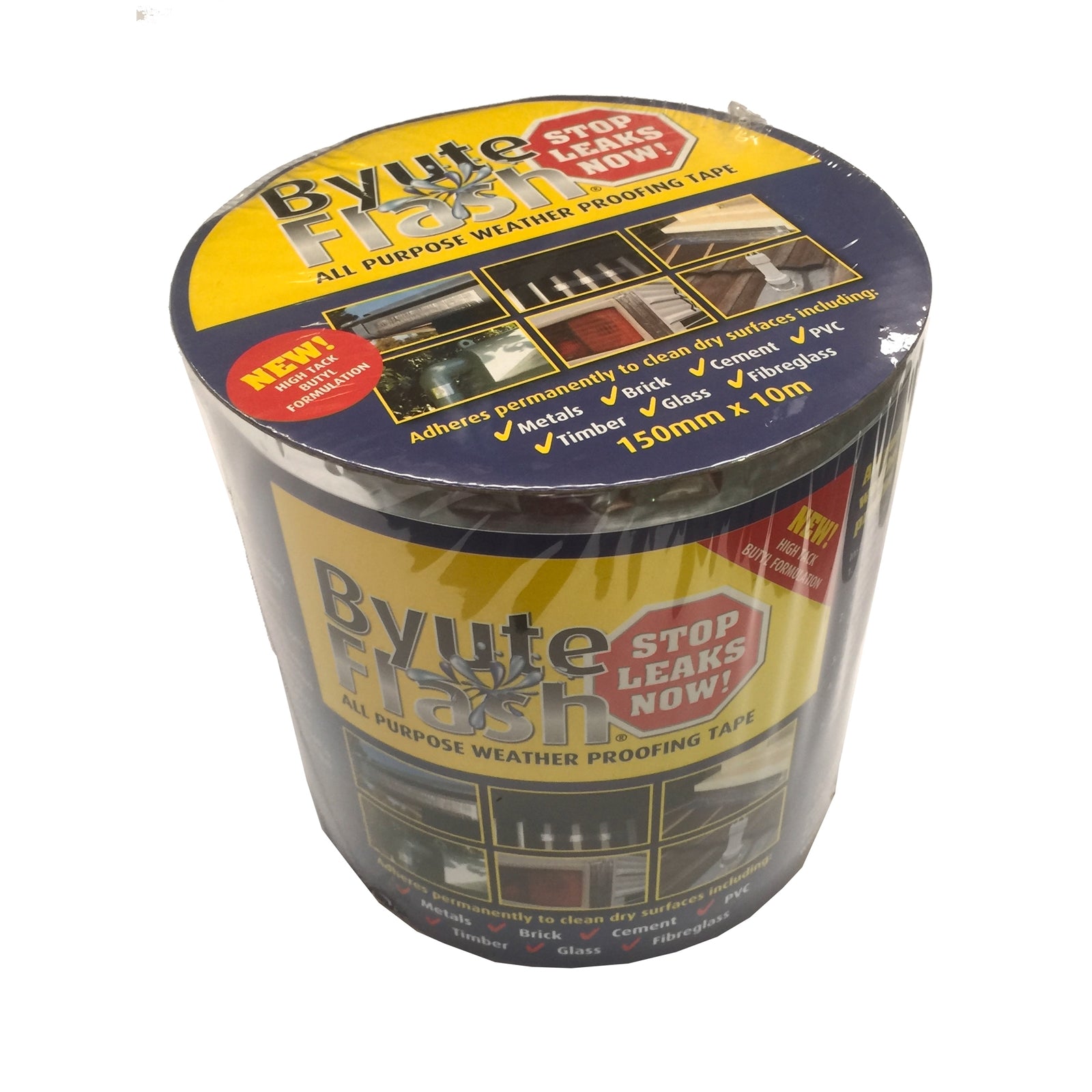CAgroup Byute Flash 150mm x 10m Aluminium Foil Weatherproof Flashing Tape