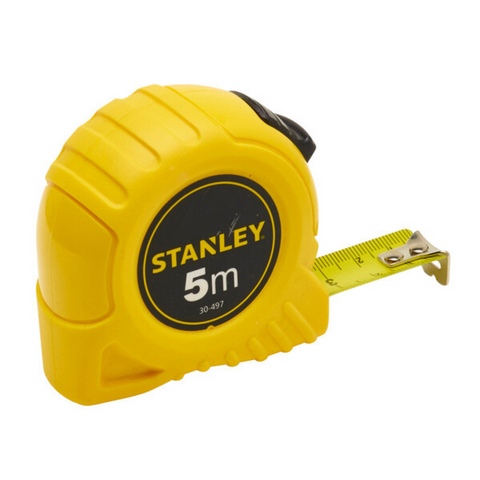 Stanley 5m x 19mm Yellow Tape Measure