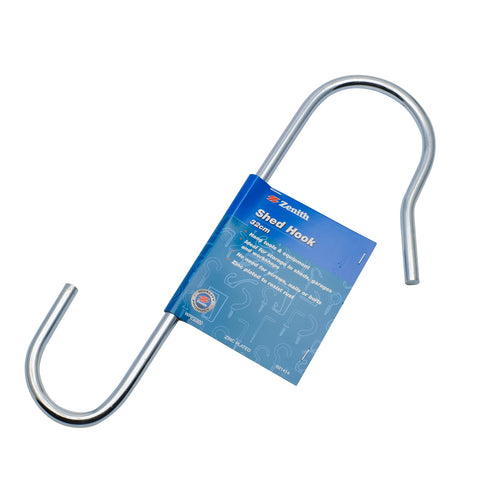 Zenith 32cm Zinc Plated Steel Round Shed Hook