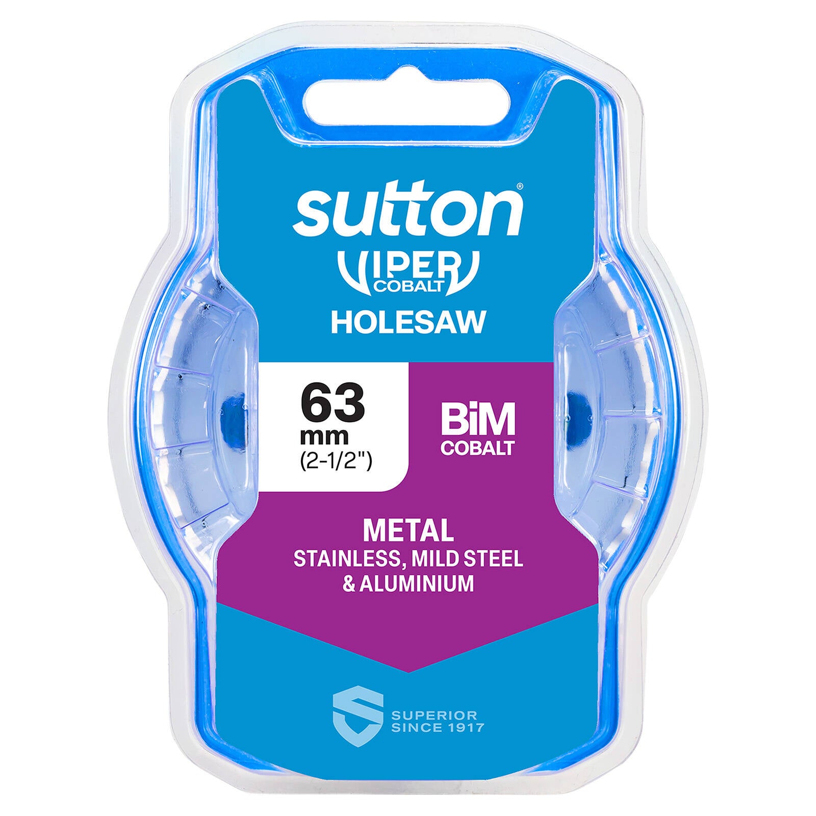 Sutton Tools 63mm Viper Cobalt Bi-Metal Holesaw