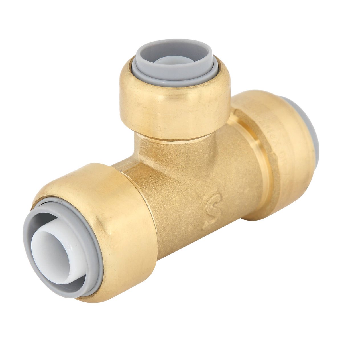 SmarteX-PEX 20 x 20 x 16mm Push-to-Fit Lead Free Brass Reducing Tee