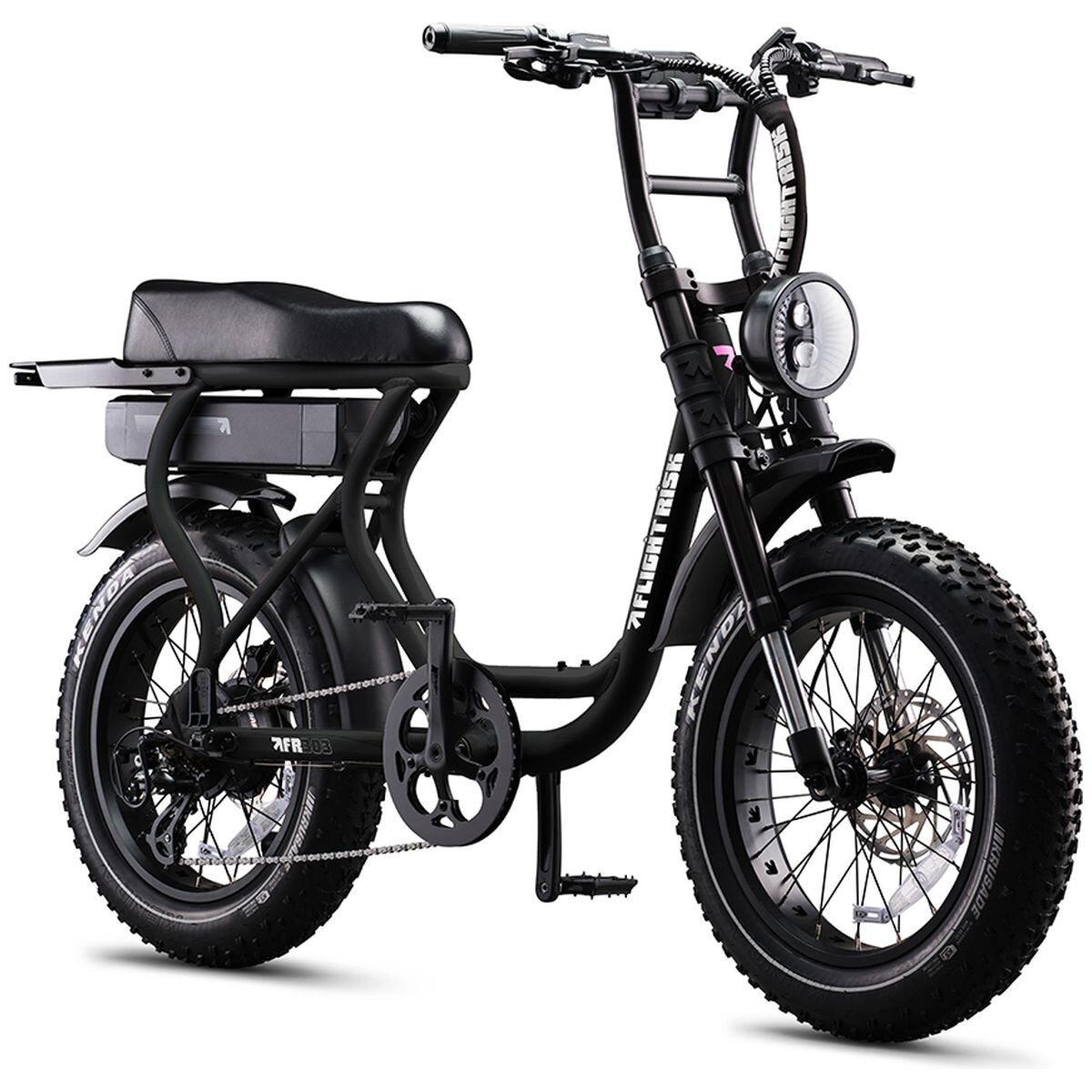 Flight Risk FR303 e-bike - 500W motor, 48V 20Ah battery, GPS tracking - Black - FR-303BLACK