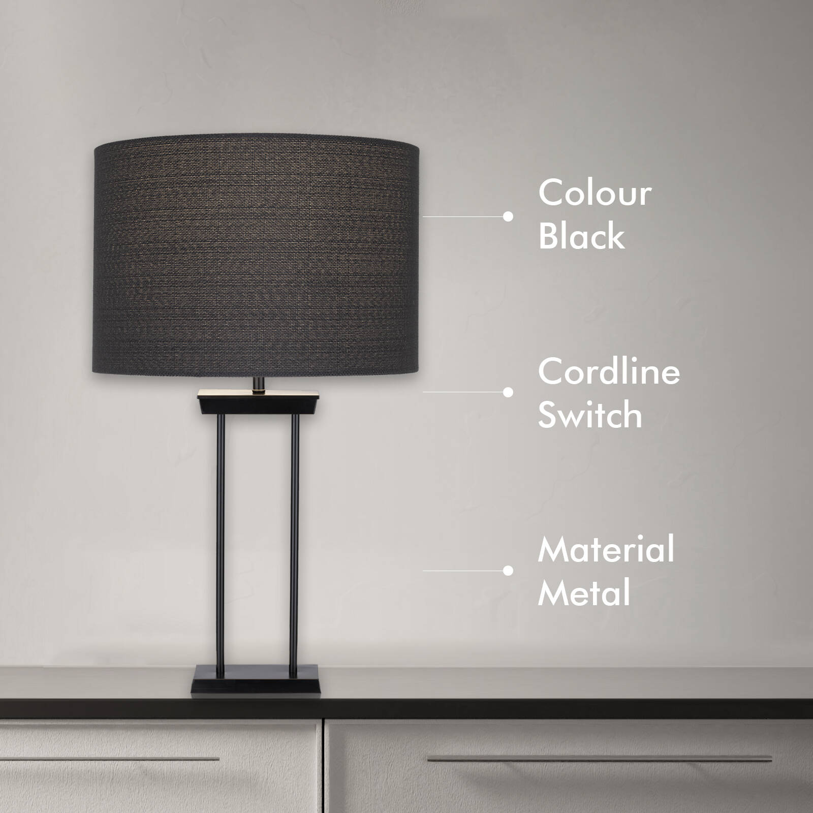 Verve Design Vera Metal Lamp Base E27 40W AM022