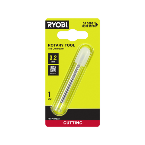 Ryobi 3.2mm Tile Cutting Bit RRTATDB32 for Rotary Tools - Universal Shank