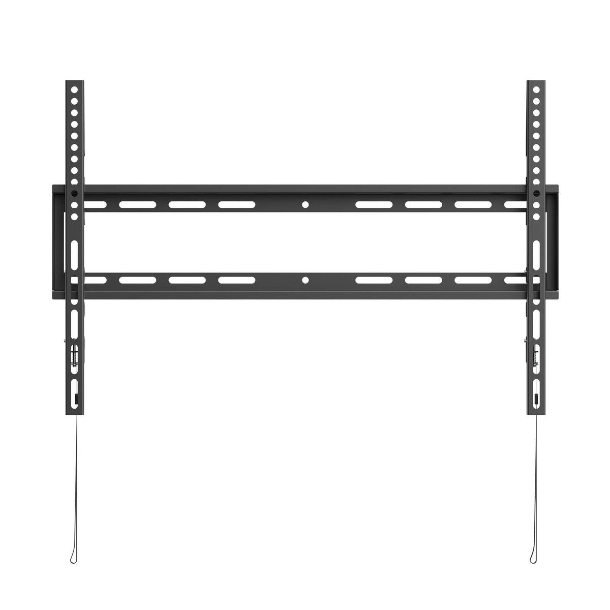Practa Variable Height Fixed TV Wall Mount PRWMFL 37-85 inch Black Steel, Lateral Shift, Hardware Included