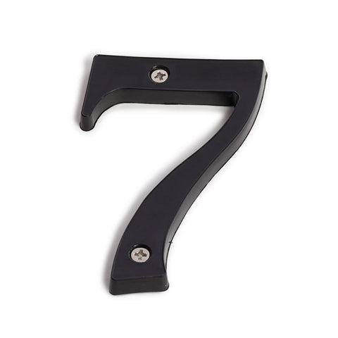 Sandleford 85mm Black Plastic House Number 7 - Weather Resistant