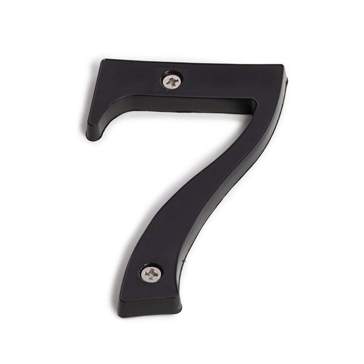 Sandleford 85mm Black Plastic House Number 7 - Weather Resistant