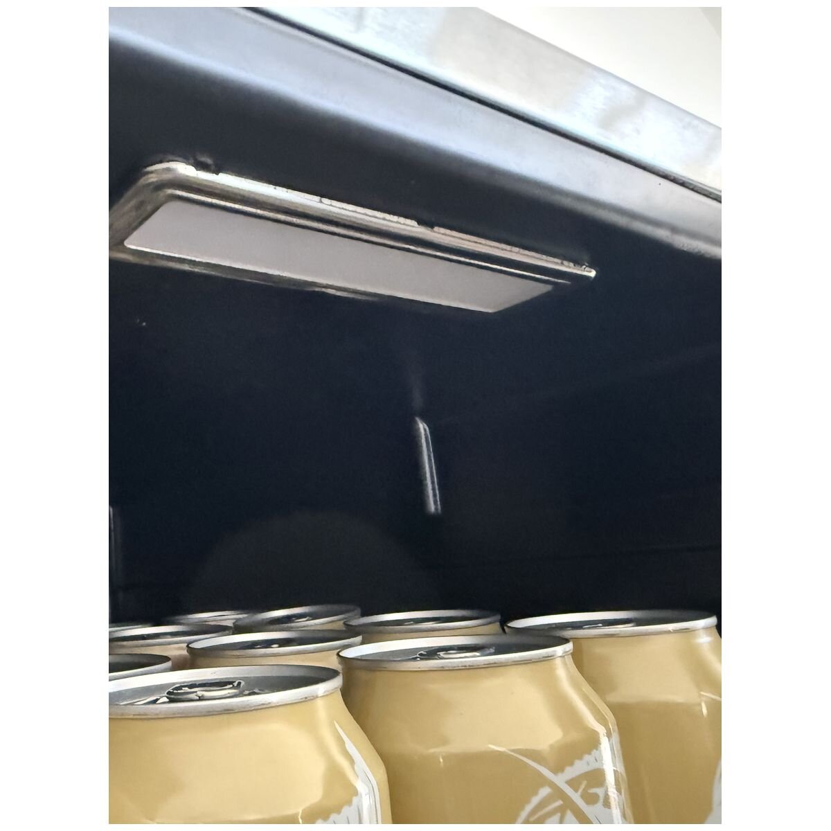 Bosston Grills 180L double door alfresco fridge - dual zone for beer and wine, lockable, silver - BOS180W2D