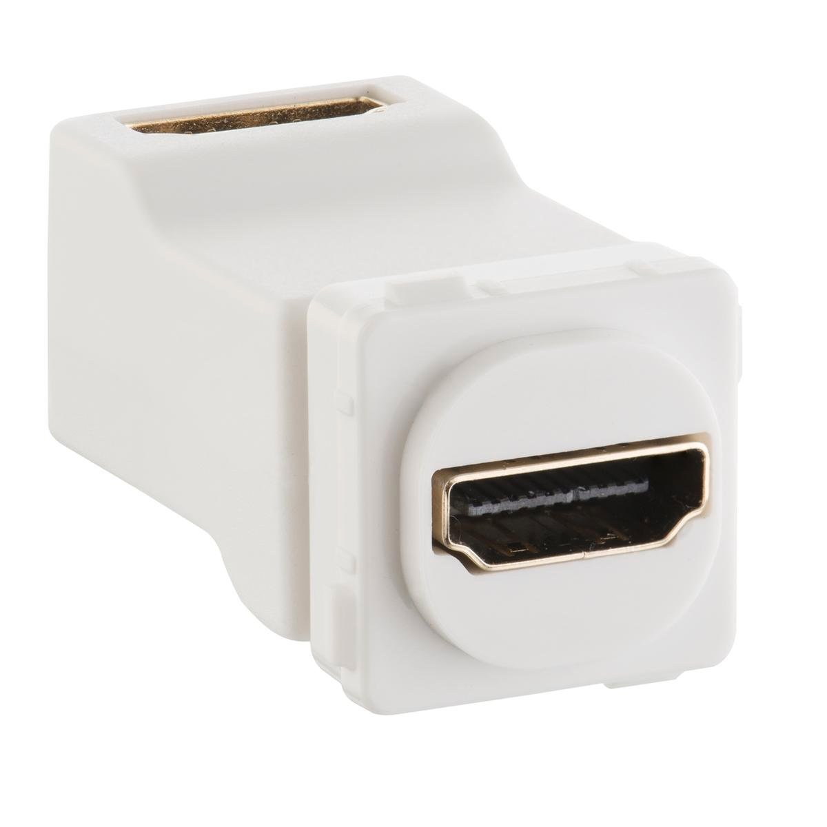 DETA HDMI Grid Plate Insert White Plastic and Metal Indoor