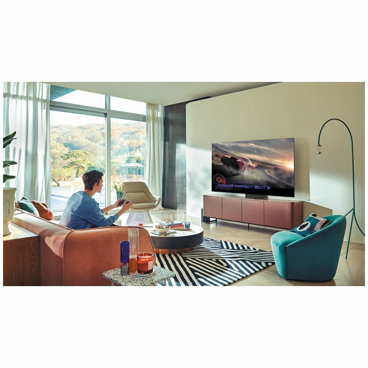 Samsung 98 Inch QN90A Neo QLED 4K Smart TV - Quantum Matrix, Titan Black Bezel - QA98QN90AAWXXY