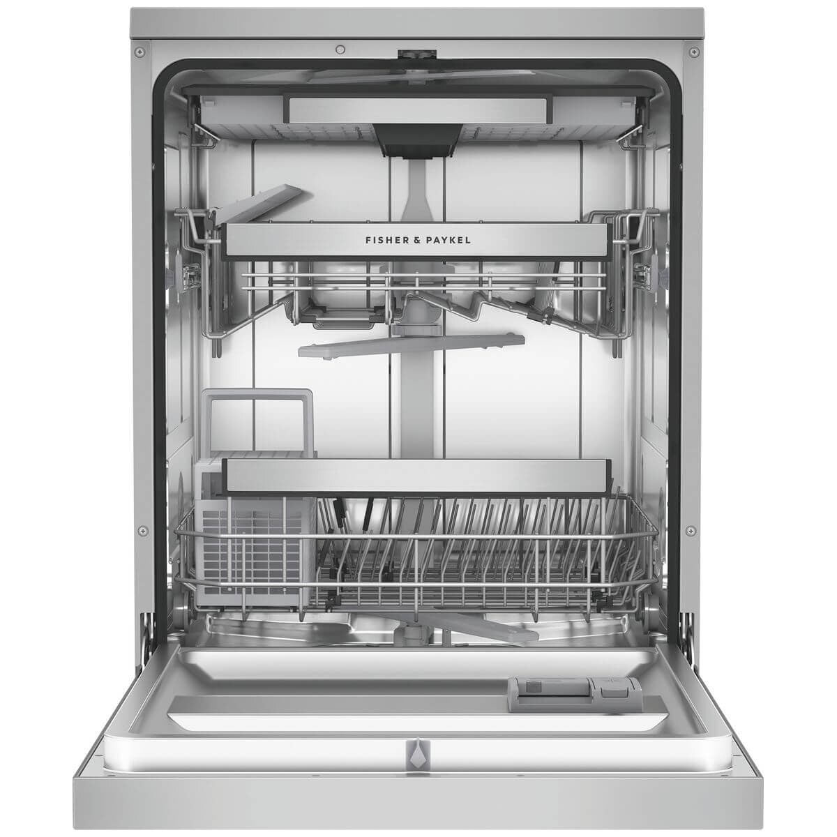 Fisher & Paykel 60cm Freestanding Dishwasher - 15 Place Settings - Stainless Steel - DW60FC3X3