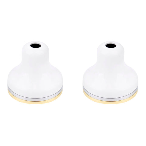 Shaw & Mason White Brass Basin Flange - 2 Pack