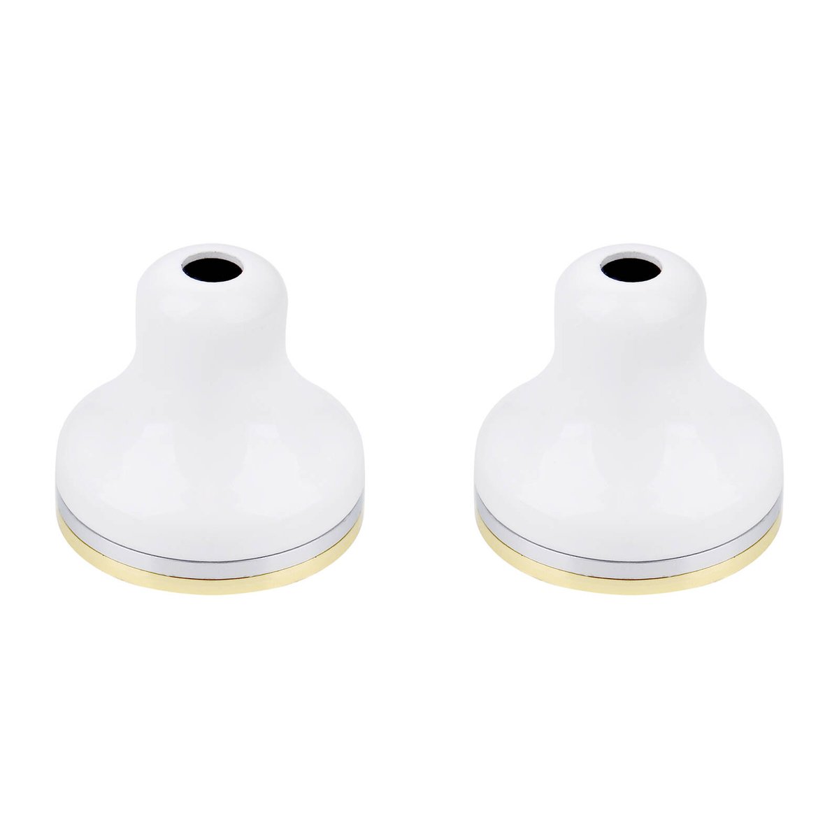 Shaw Mason White Brass Basin Flange - 96mm x 172mm - Durable & Leak-Proof - SuperSaverAU - view 1