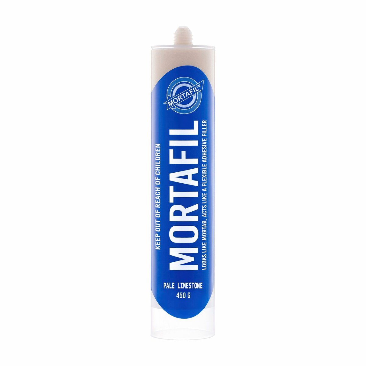 Mortafil Pale Limestone Mortar 450g Flexible Polymer Adhesive Filler