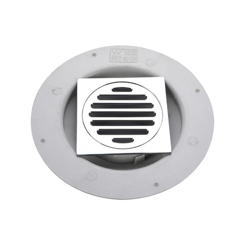 Kinetic Puddle Flange Kit - 100mm - PVC/Brass - Drainage Solution - SuperSaverAU - view 1