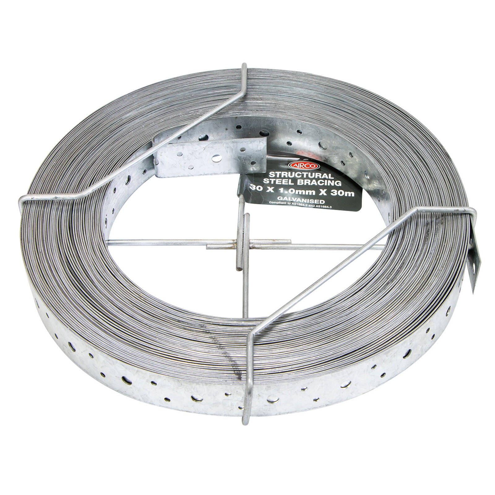 Airco 30 x 1.0mm x 30m Structural Galvanised Strapping