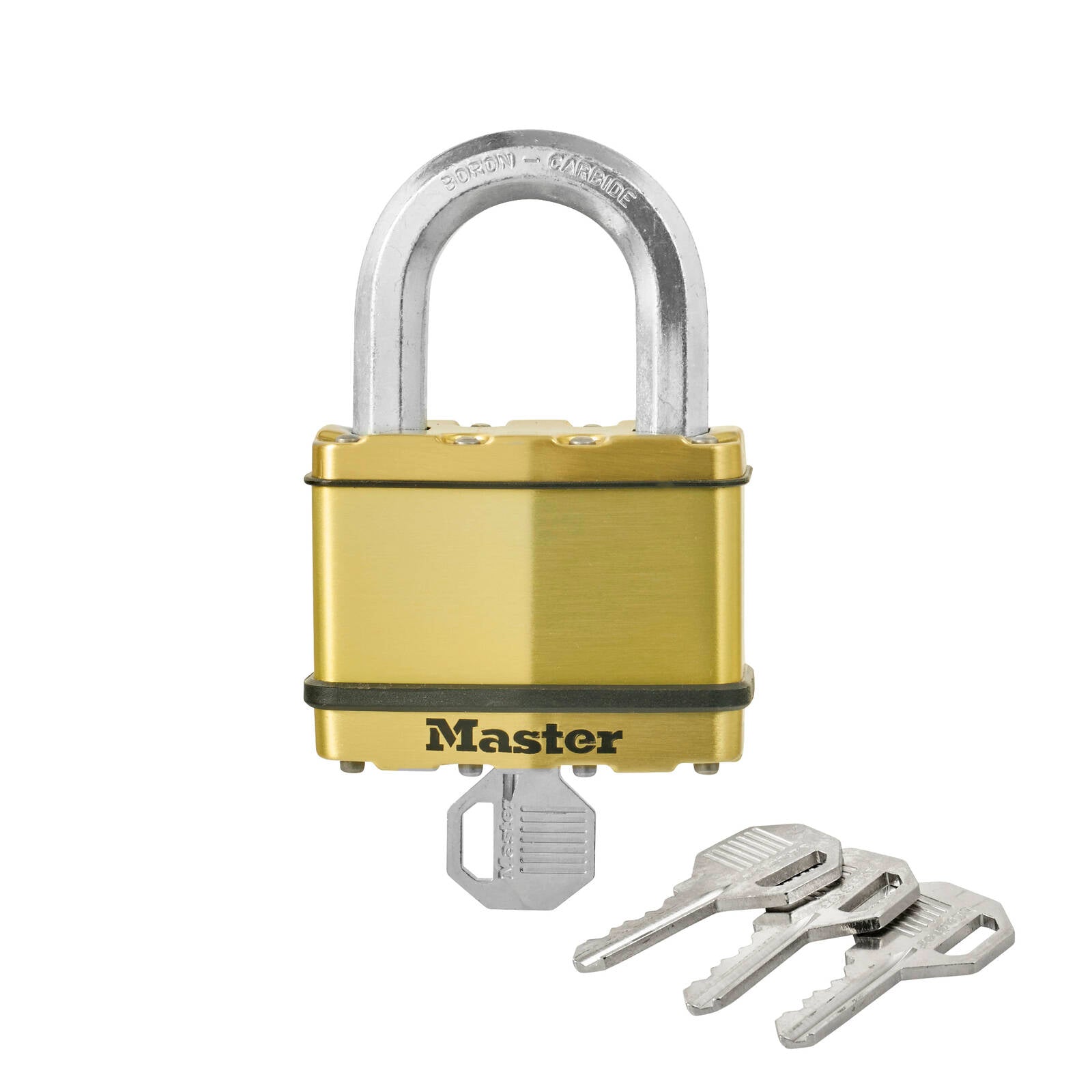 Master Lock 64mm Excell Padlock Laminated Steel Boron-Carbide Shackle