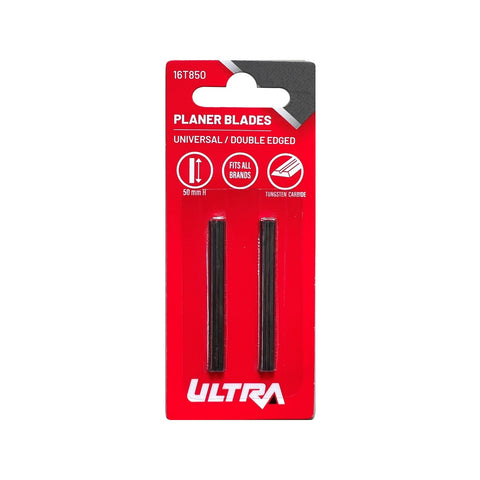 Ultra 50mm Tungsten Carbide Planer Blades - 2 Pack