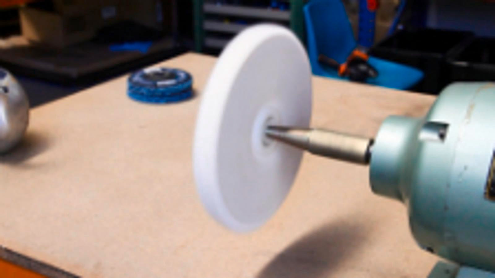 Josco 150mm Sisal and Calico Cutting Buff 50-Fold Grinder Accessory