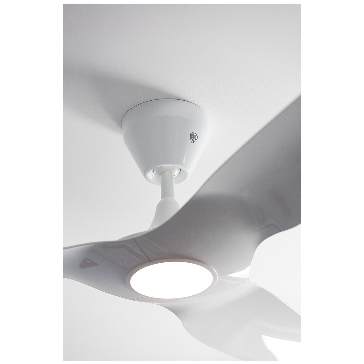 Big Ass Fans Haiku L 52 Inch White Ceiling Fan - 1595mm Drop Tube, 7 Speeds - HAIKULW521595MMLED