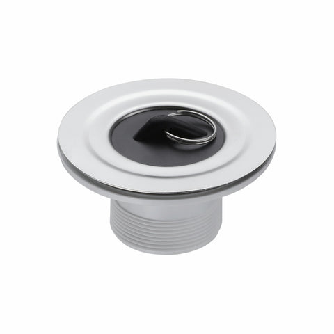 Kinetic 50mm Grade 304 Stainless Steel Sink Waste with Plug, Chrome