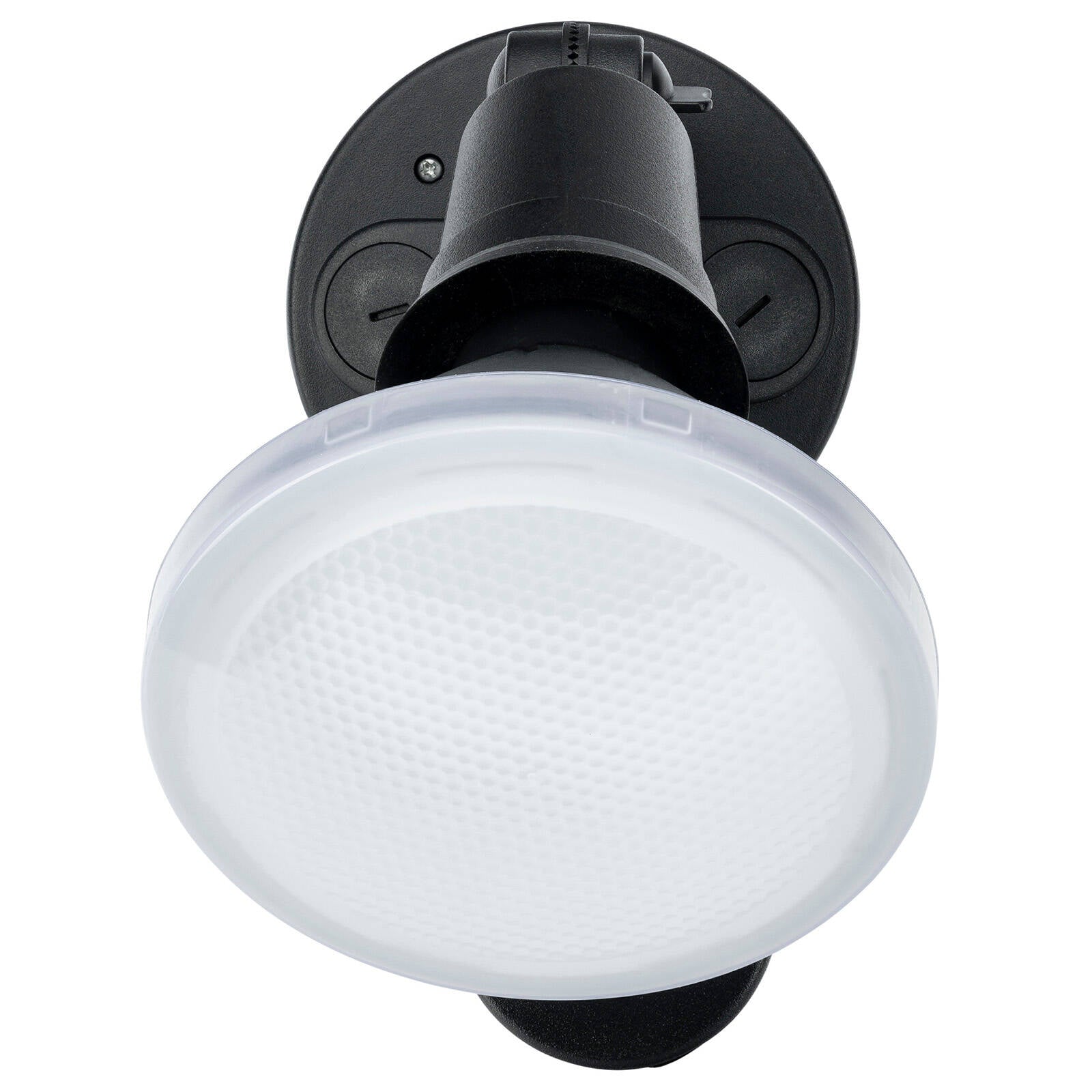Brilliant Keeper PAR38 LED Motion Sensor Light Black Weather Resistant