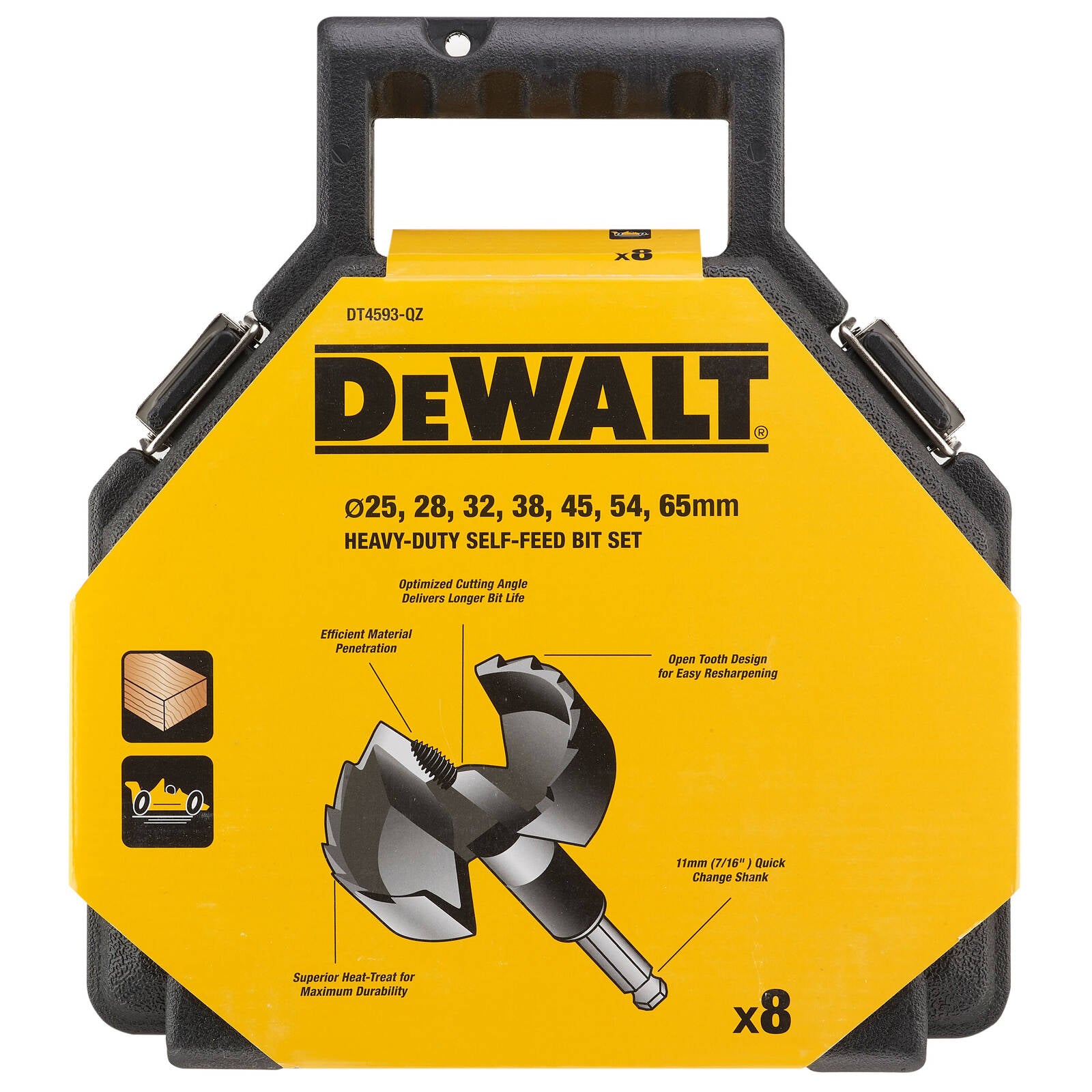 DeWALT EXTREME Forstner Bit Set 8 Piece