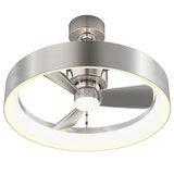 Artika Brushed Nickel Austin Ceiling Fan 580mm, Reversible Airflow, 3 Speeds and Remote — image 3