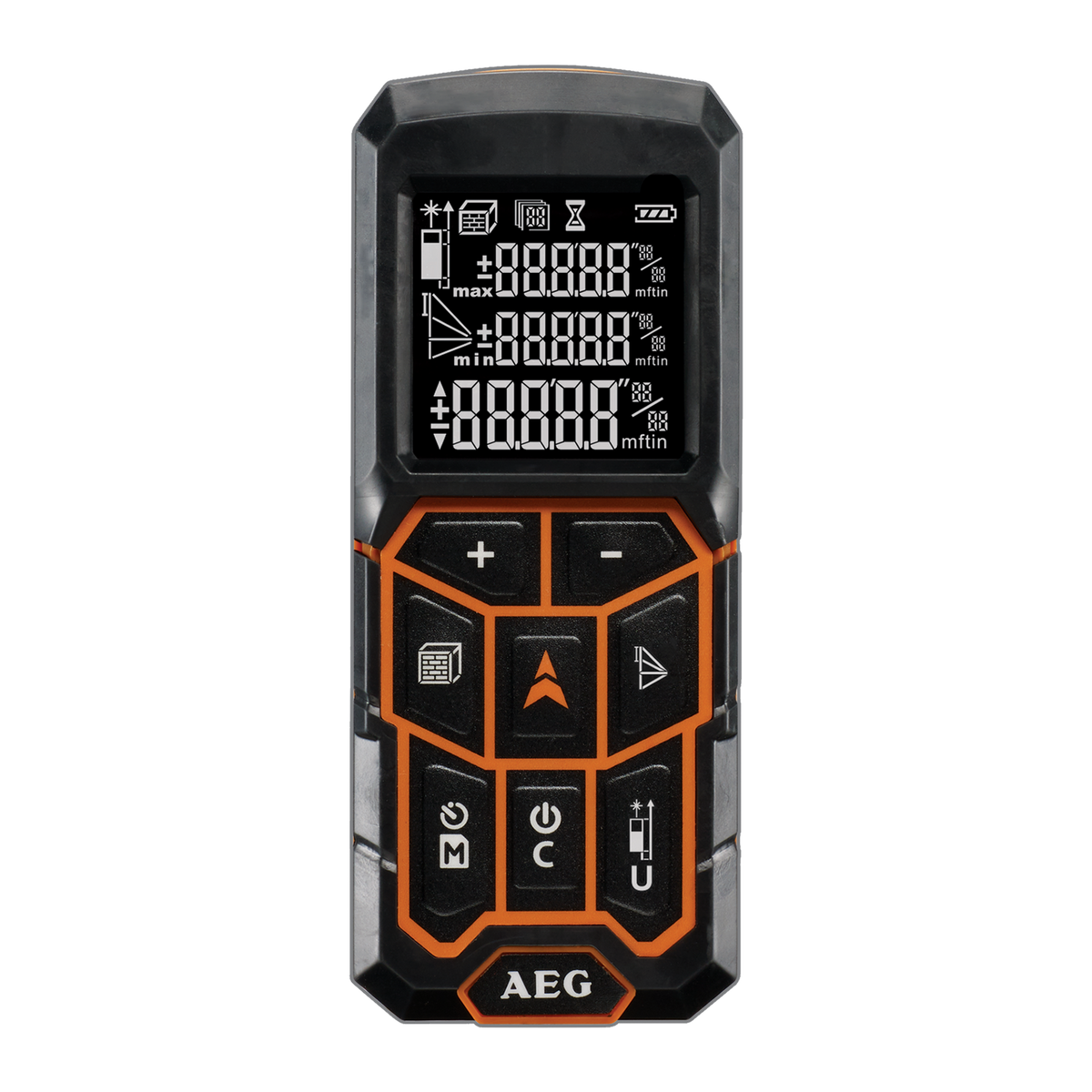 AEG 100m Laser Distance Measure - Waterproof, Belt Clip AEGLDM100M