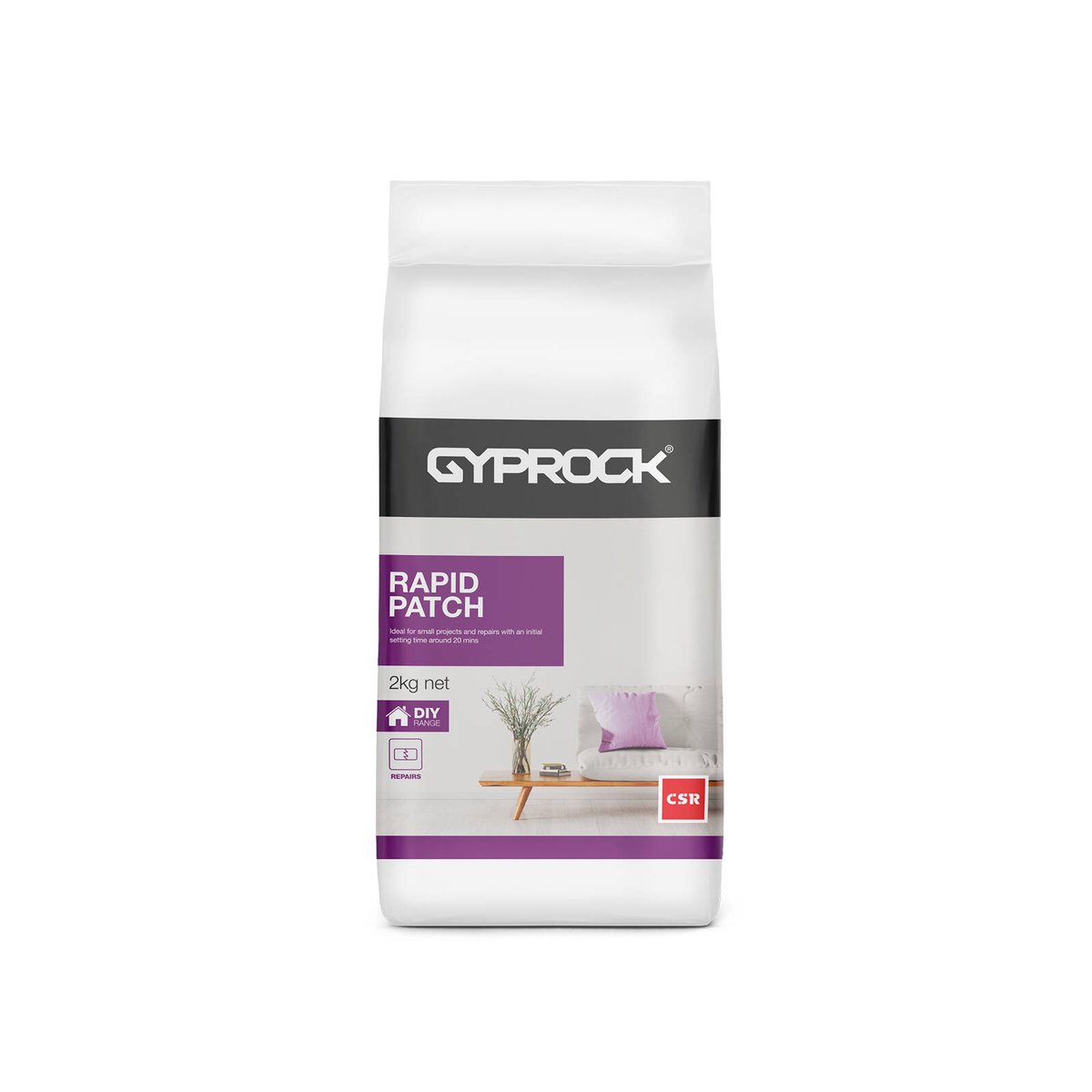CSR Gyprock 2kg Rapid Patch Plaster Repair Compound