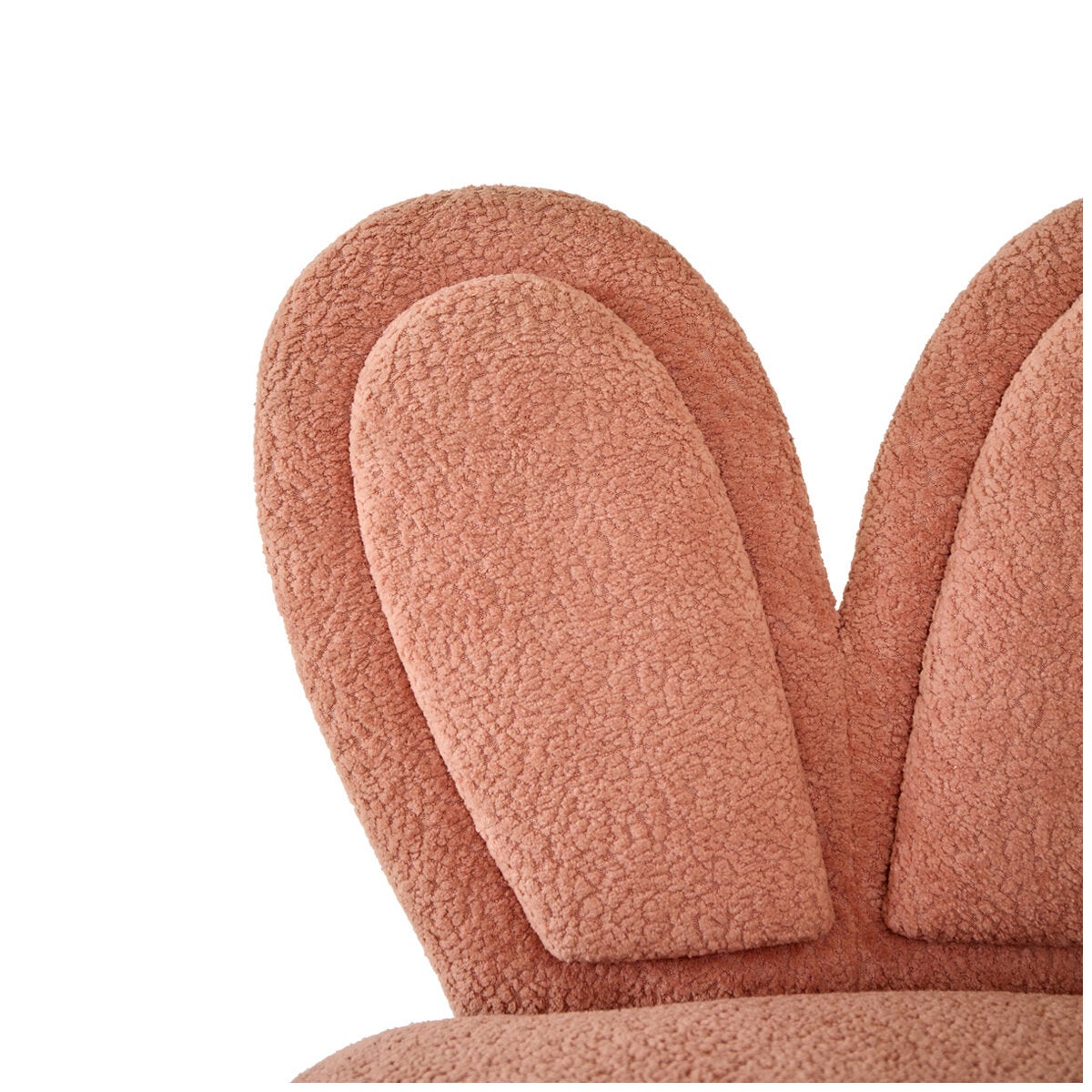 Pink Macaron-Shaped Kids' Accent Chair Featuring Miffy, Soft Boucle Upholstery by Aesthetik Kids — image 6