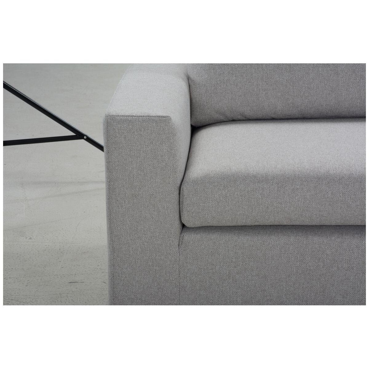 Ostro Furniture Athena 3 seater sofa - wide arm design with soft stitch detailing and foam seating - 27006000