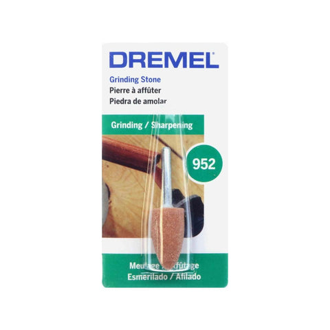 Dremel 9.5mm Aluminium Oxide Grinding Stone (952) - Orange Rotary Tool Accessory