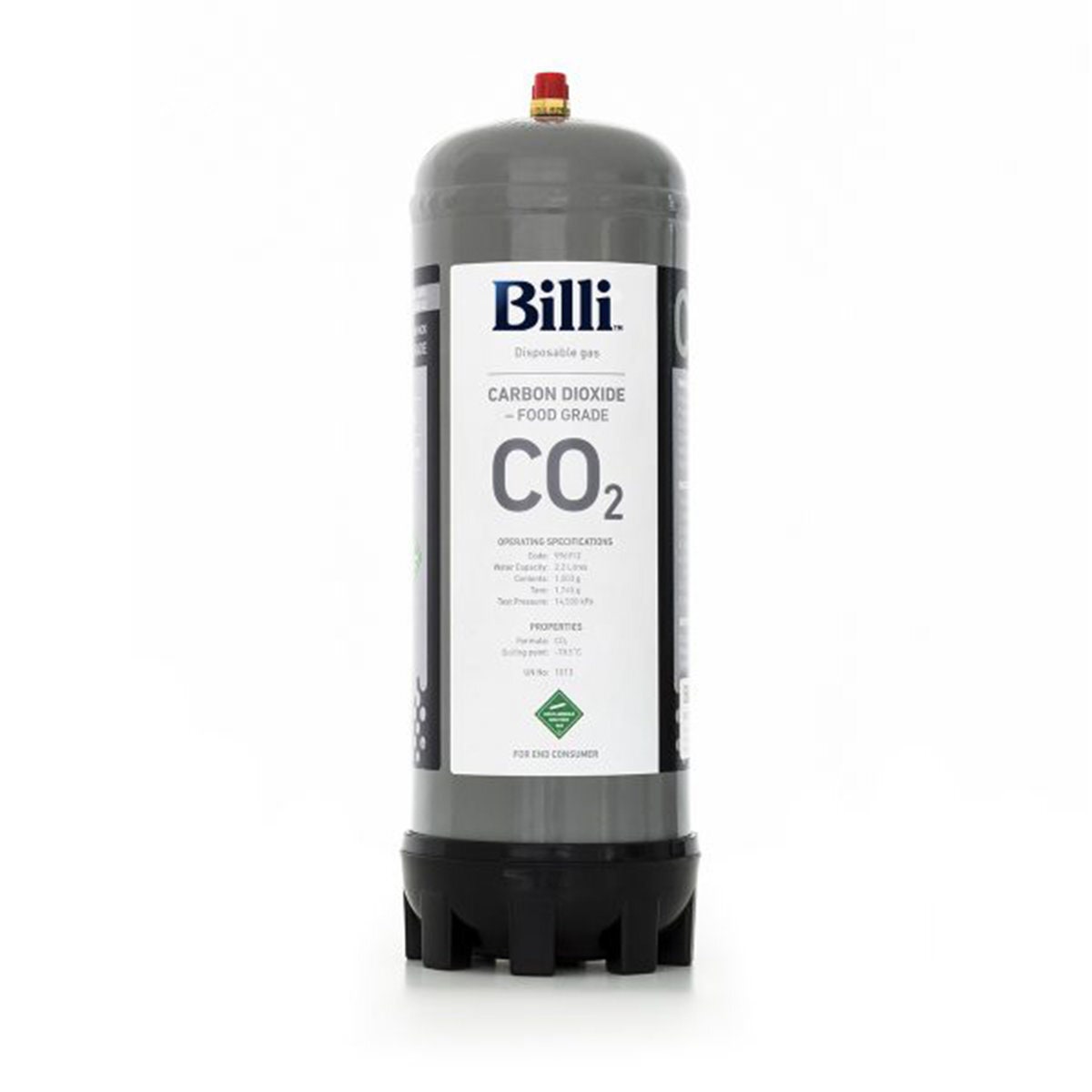 Billi Sparkling Replacement CO2 Cylinder - Suits All Current Billi Sparkling Models - 996911