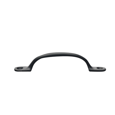 Prestige 110mm Black Metal Case Handle, Brass Build, Traditional Cabinet Drawer Pull