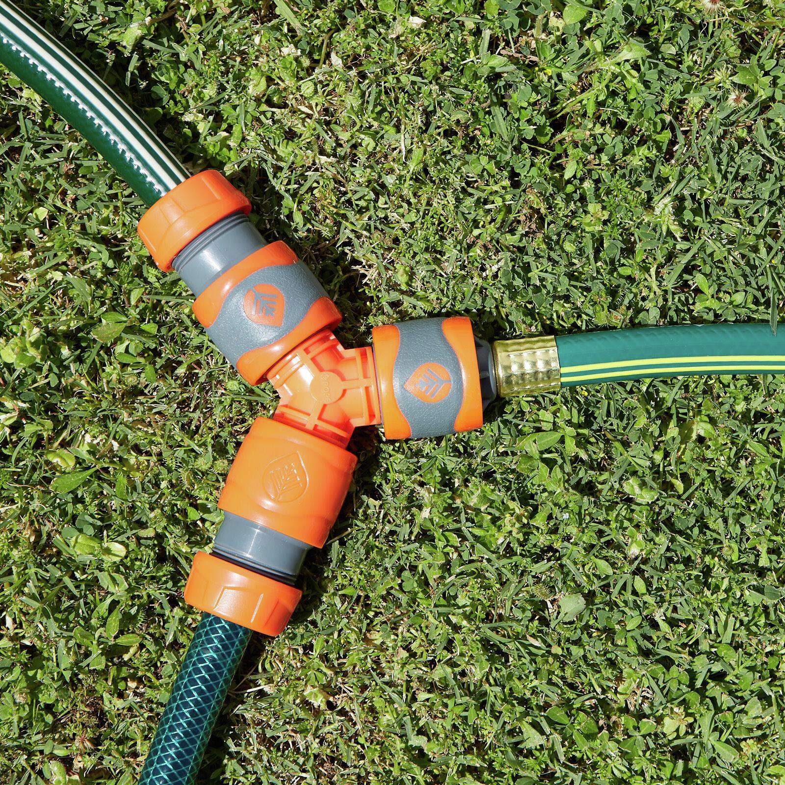Pope 12mm Plastic 3 Way Hose Coupler Outdoor