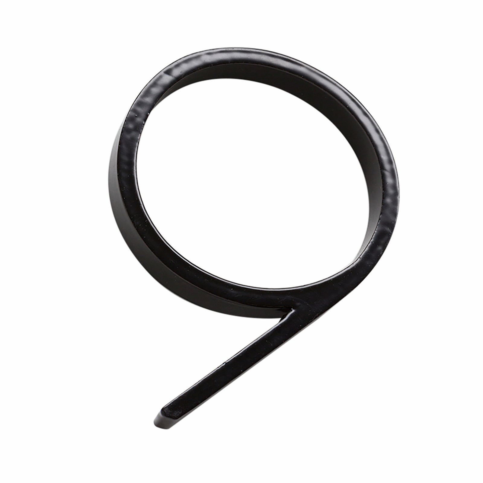 Sandleford Slimline House Number 9 120mm Black Steel, Powder Coated Weather Resistant